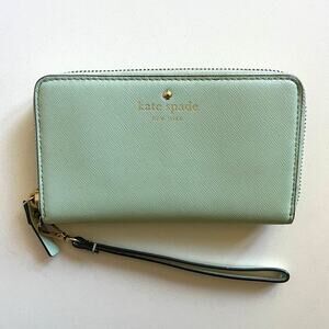 KATE SPADE Wristlet Wallet, Mint Green